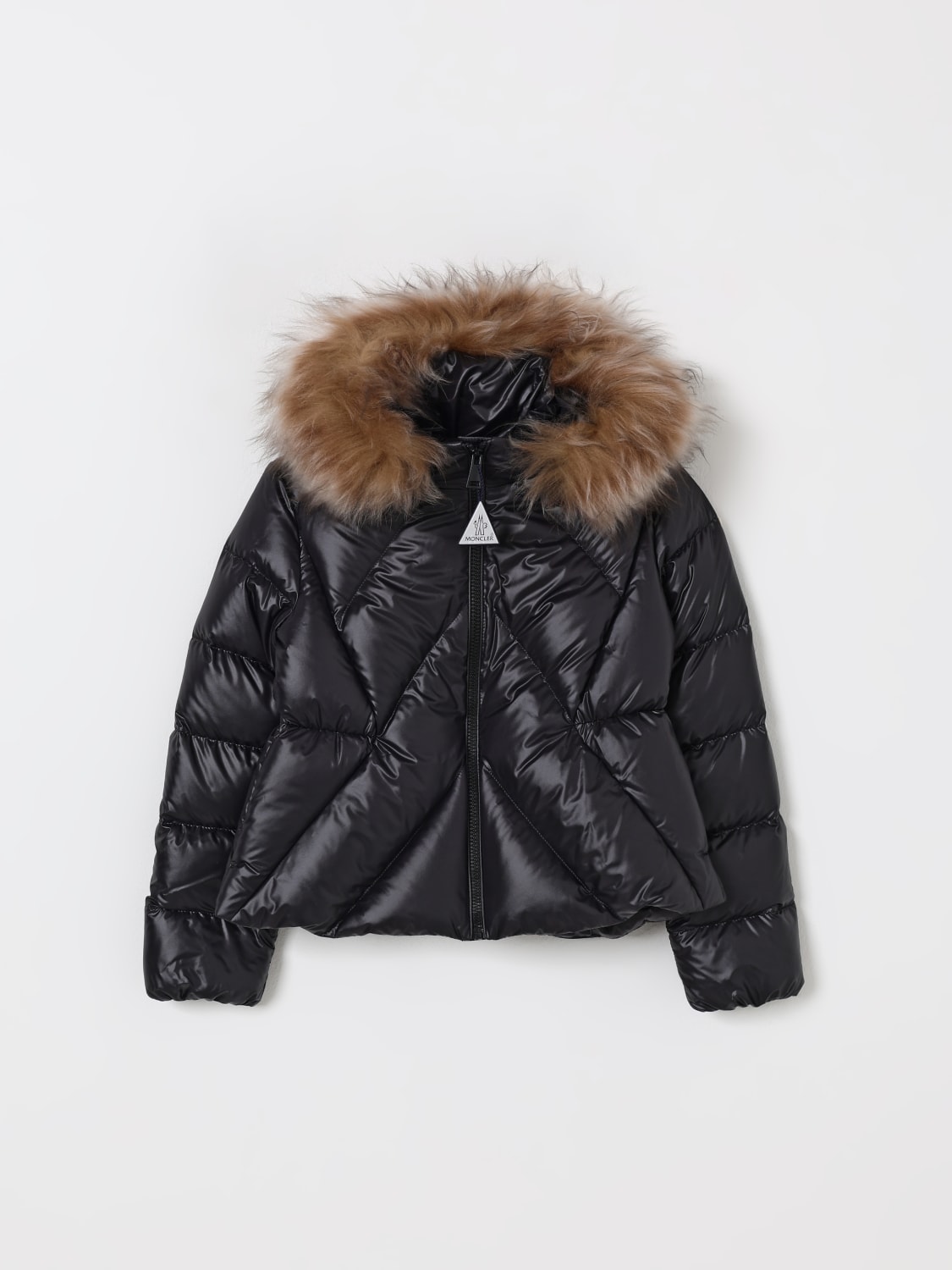 MONCLER VESTE: Manteau enfant Moncler, Noir - Img 1