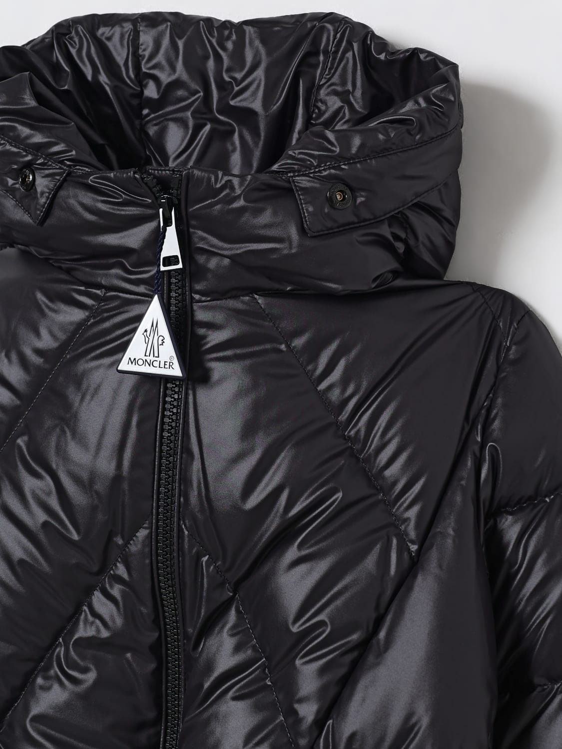 MONCLER VESTE: Manteau enfant Moncler, Noir - Img 3