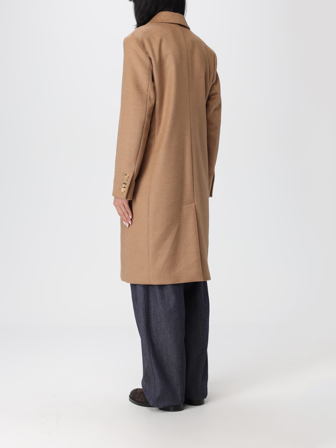 MAX MARA COAT: Coat woman Max Mara, Camel - Img 3