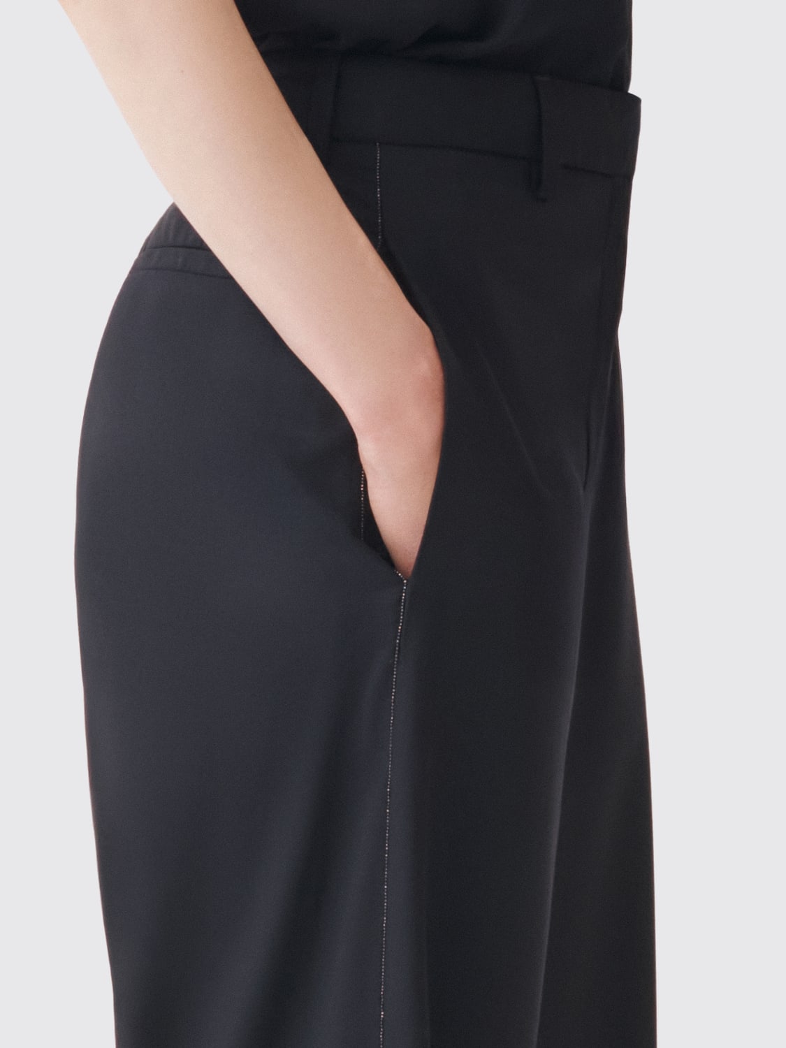 FABIANA FILIPPI PANTS: Pants woman Fabiana Filippi, Blue - Img 4