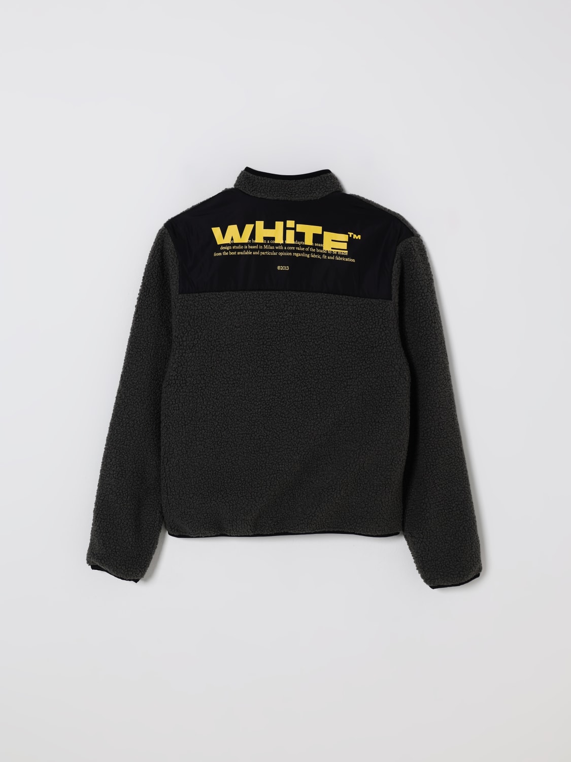 OFF-WHITE KIDS CHAQUETA: Abrigo niños Off-white Kids, Gris - Img 2