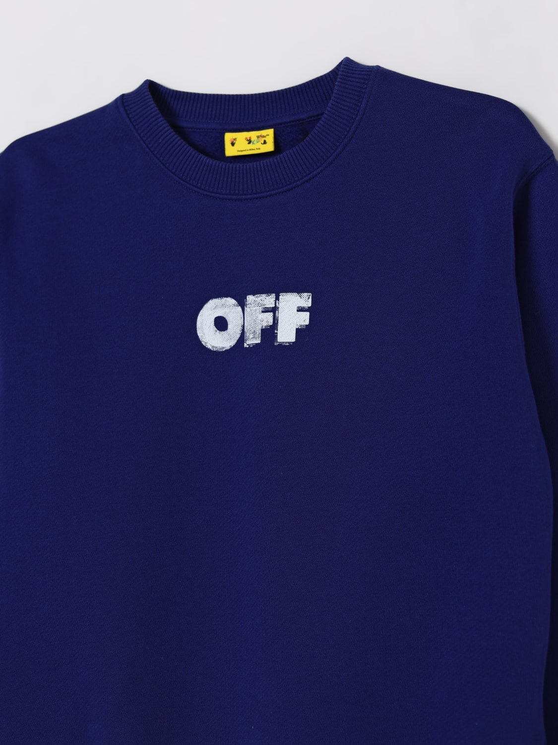OFF-WHITE KIDS PULLOVER: Pullover kinder Off-white Kids, Blau - Img 3