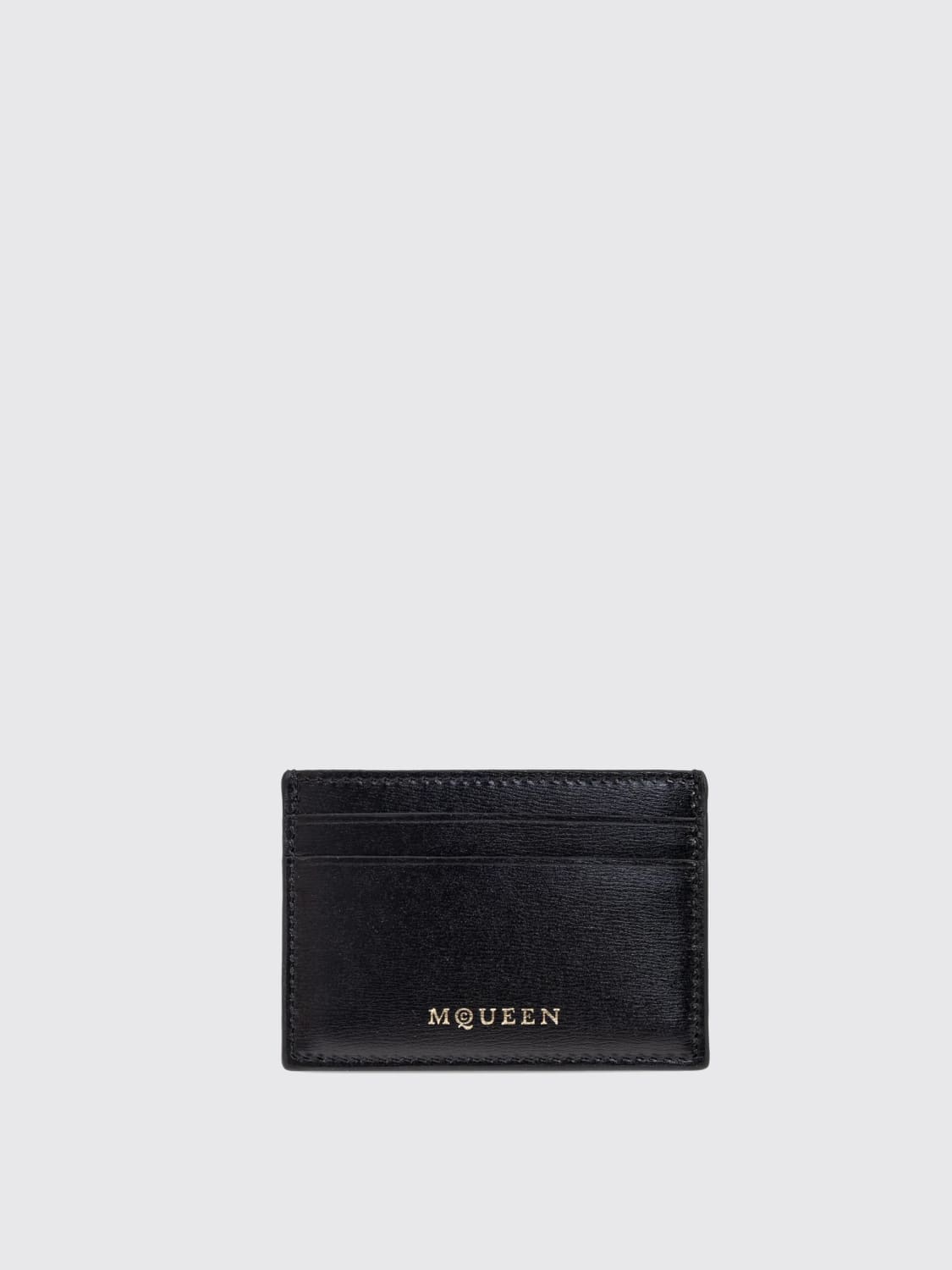 MCQUEEN WALLET: Wallet woman McQueen, Black - Img 1