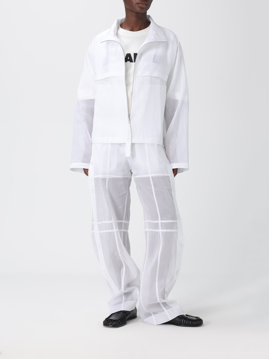 JIL SANDER PANTS: Pants woman Jil Sander, White - Img 2