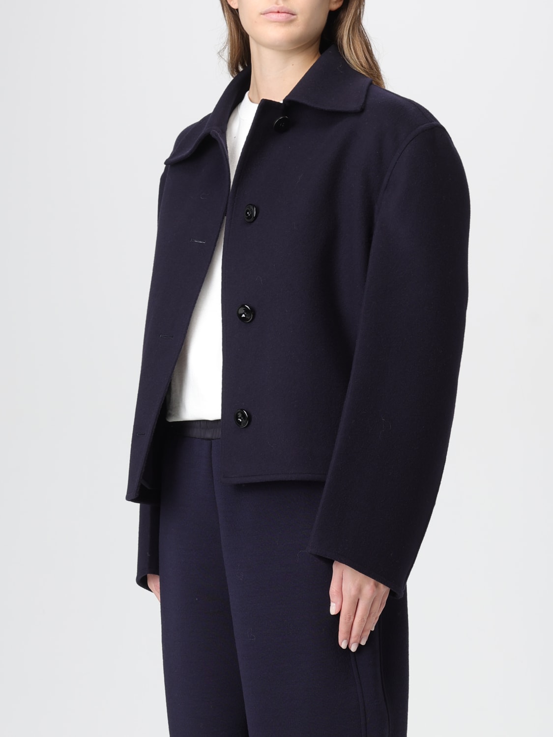 JIL SANDER COAT: Coat woman Jil Sander, Blue - Img 4