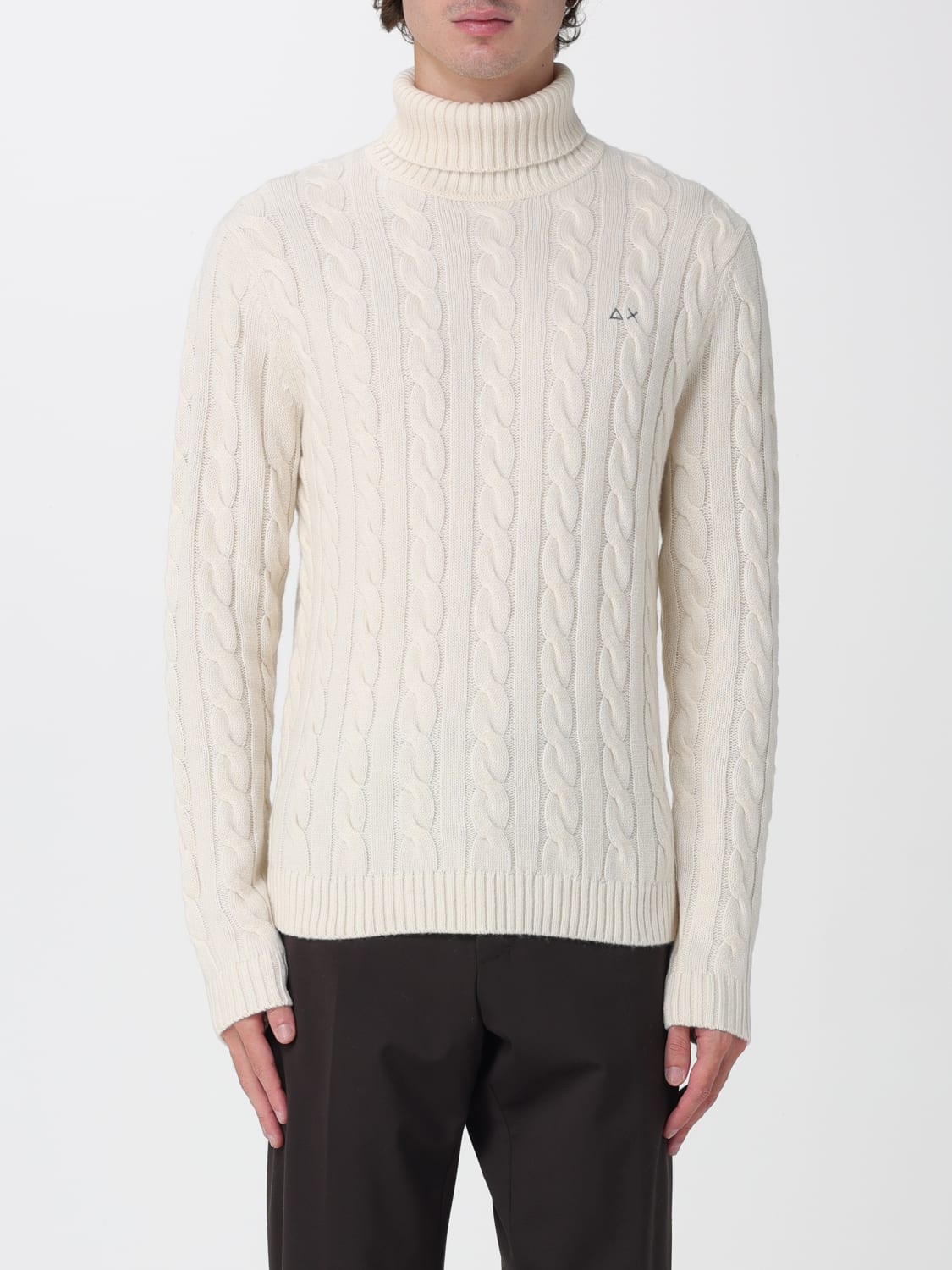 SUN68 SWEATER: Sweatshirt men SUN68, White - Img 1