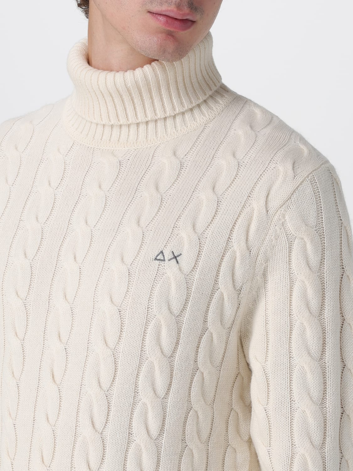 SUN68 SWEATER: Sweatshirt men SUN68, White - Img 3