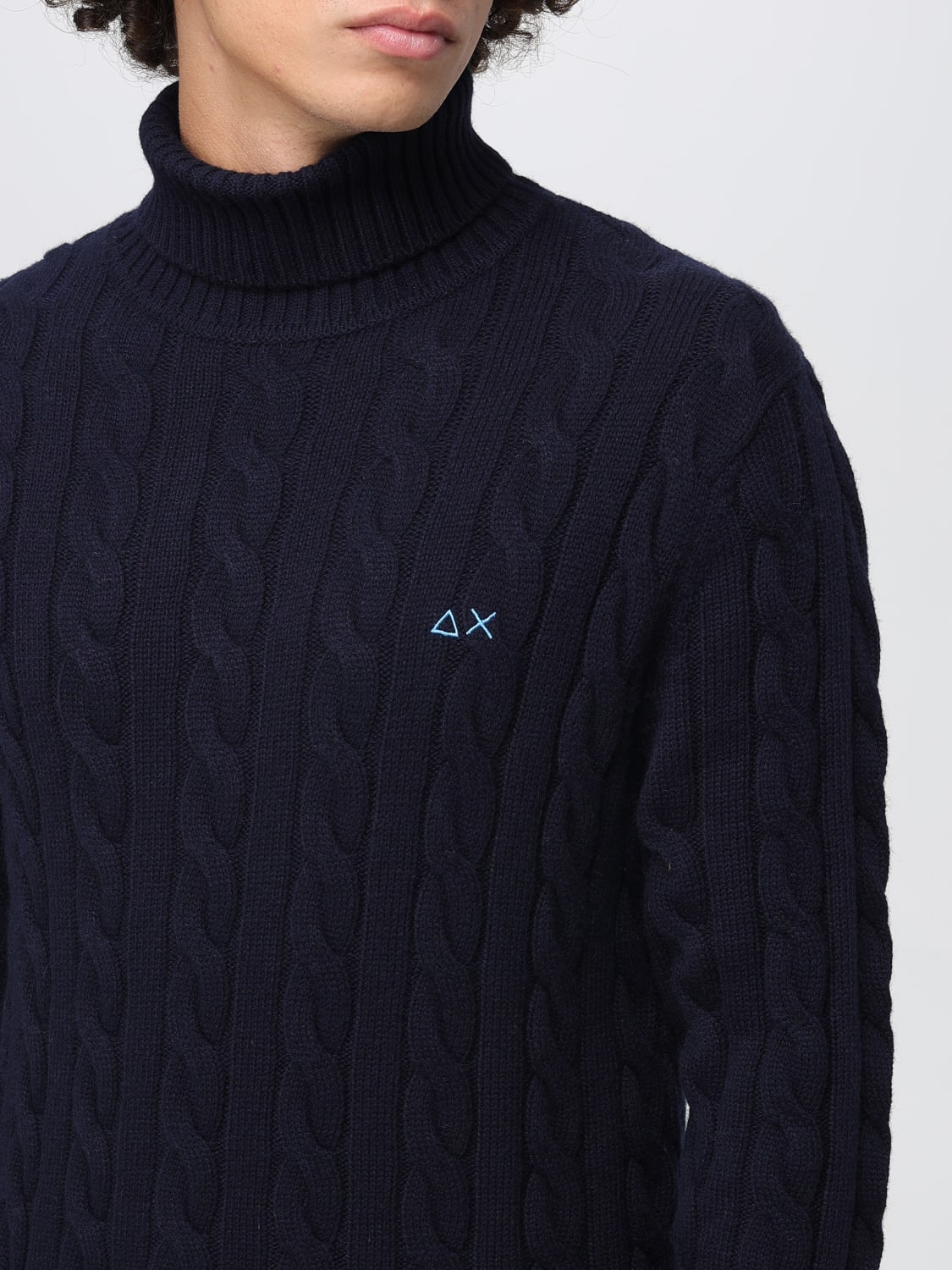 SUN68 セーター: スウェットシャツ メンズ SUN68, ブルー - Img 3