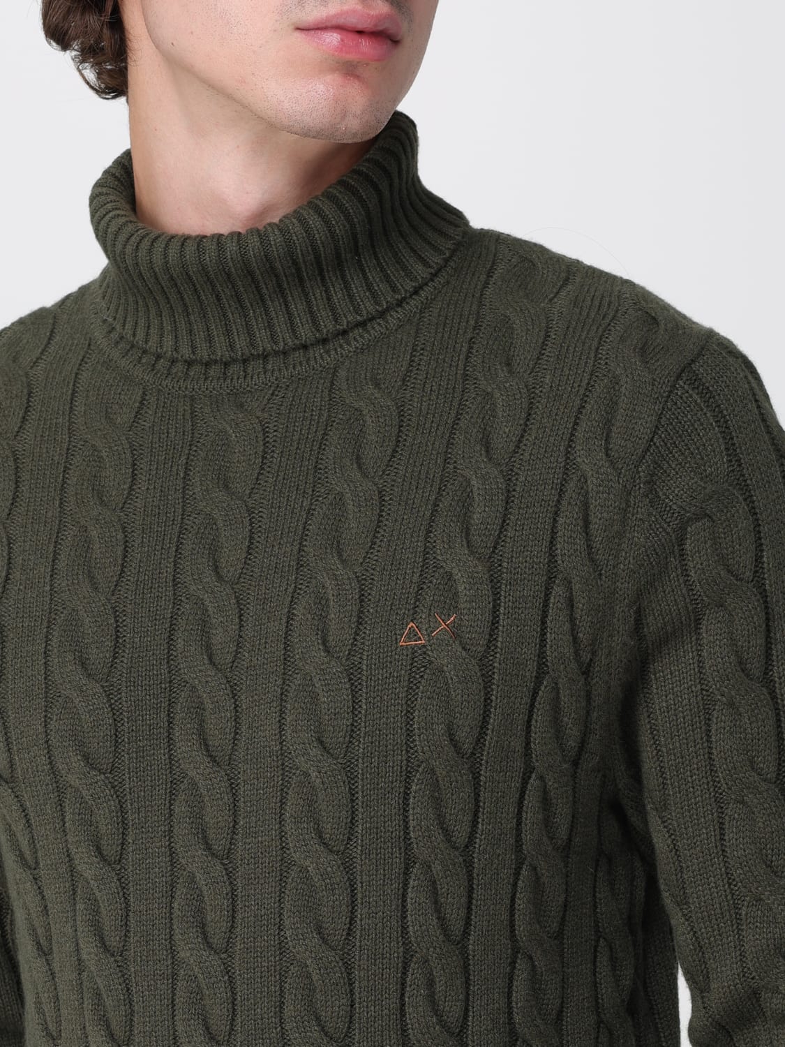 SUN68 SWEATER: Sweatshirt men SUN68, Military - Img 3