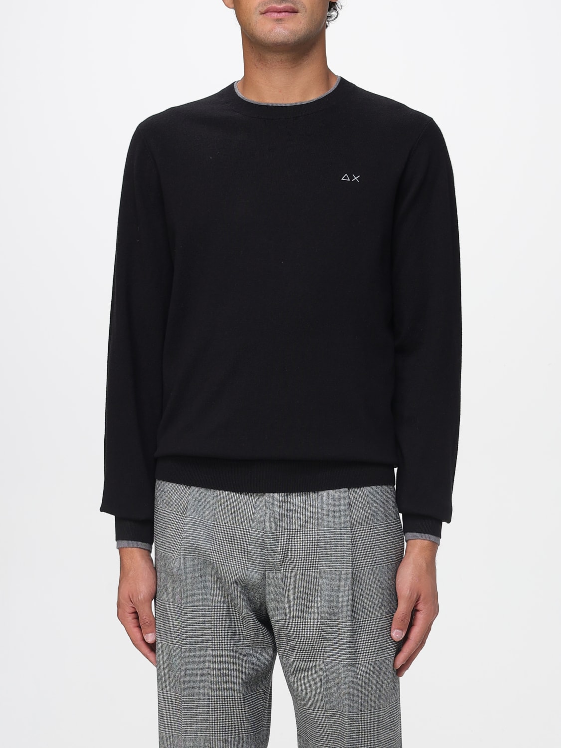 SUN68 SWEATER: Sweatshirt men SUN68, Black - Img 1