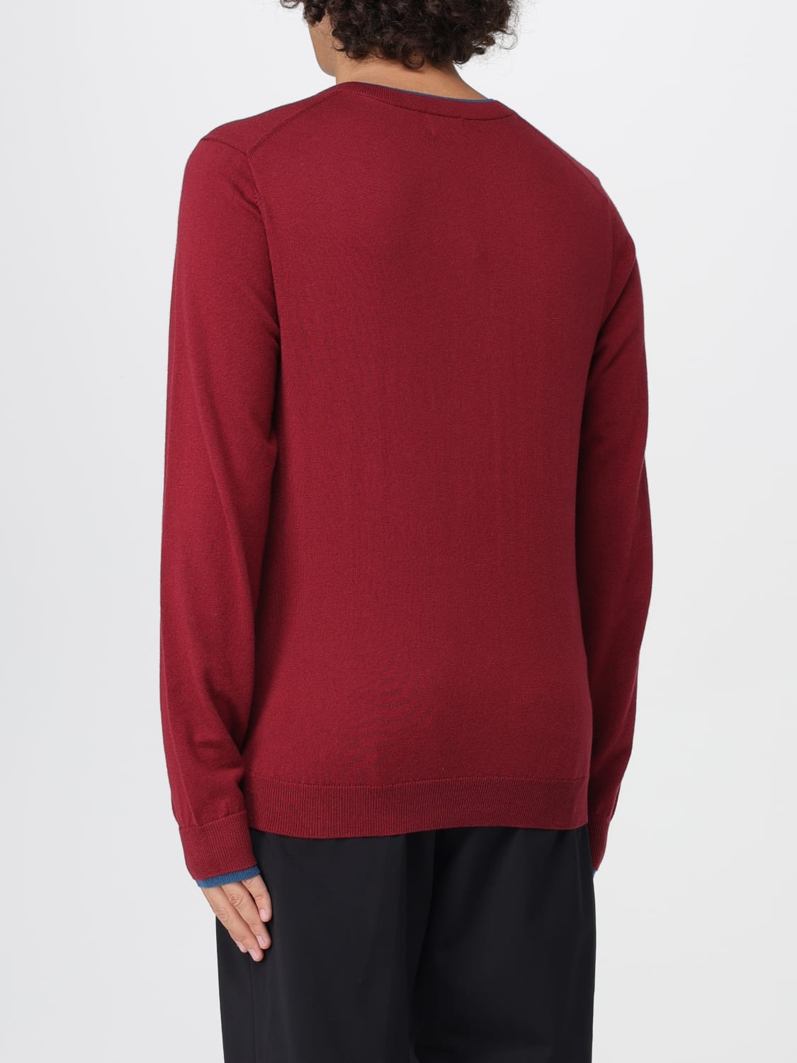 SUN68 PULL: Sweatshirt homme SUN68, Bordeaux - Img 2
