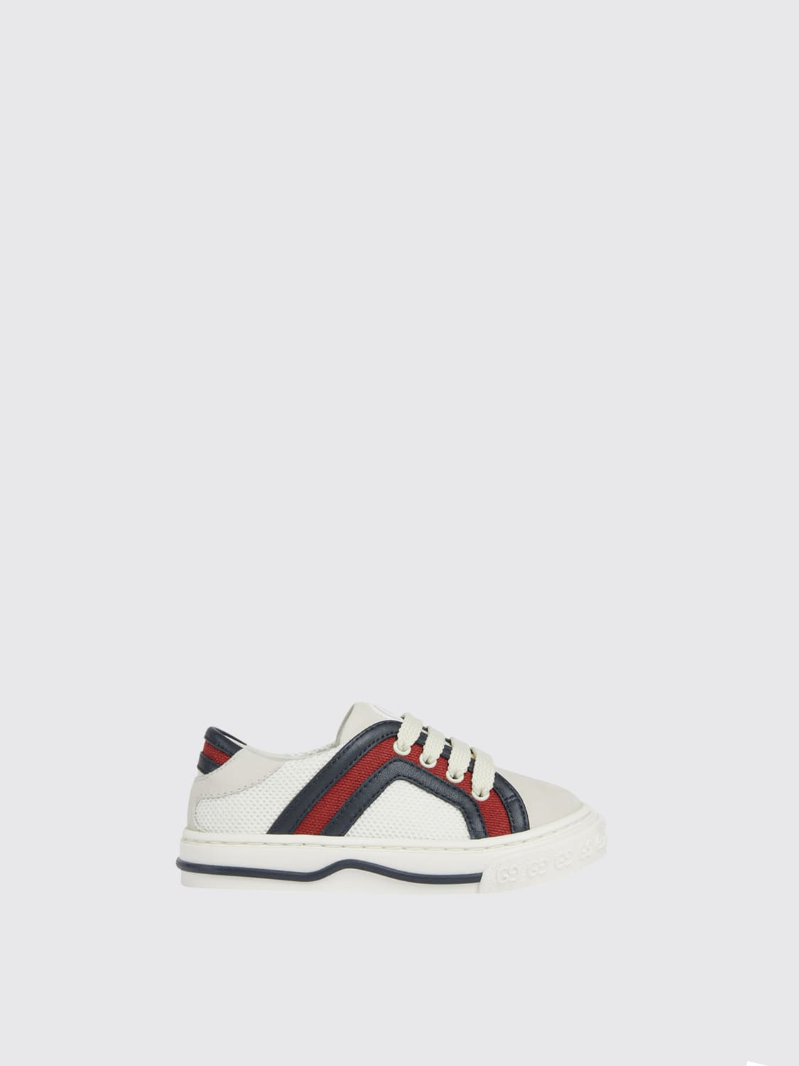 GUCCI SNEAKERS: Shoes kids Gucci, White - Img 1