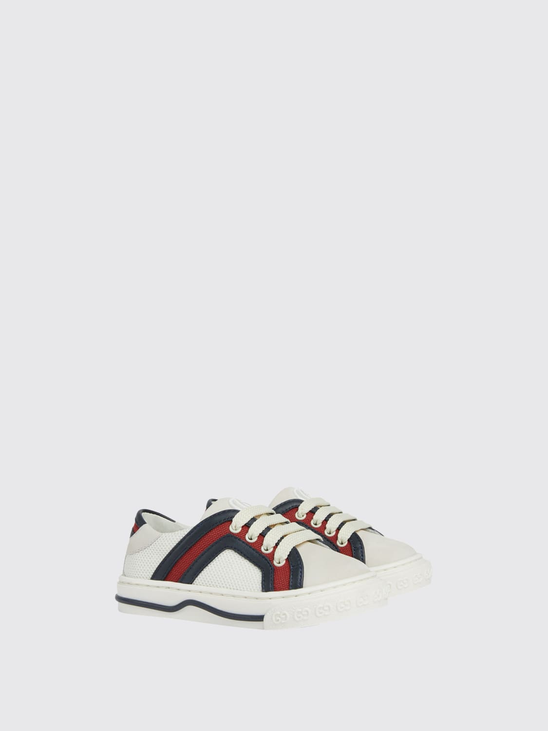 GUCCI SNEAKERS: Shoes kids Gucci, White - Img 2