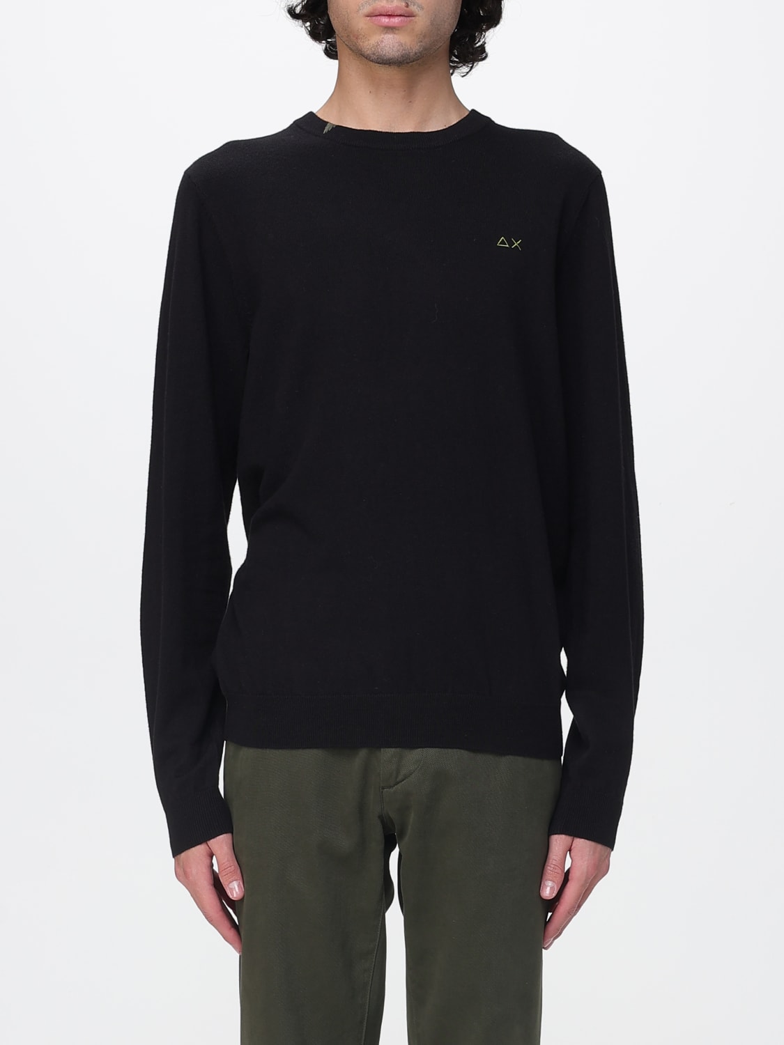 SUN68 SWEATER: Sweatshirt men SUN68, Black - Img 1
