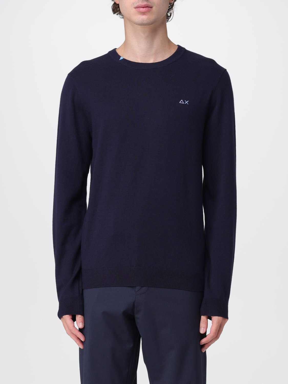 SUN68 PULL: Sweatshirt homme SUN68, Bleu - Img 1