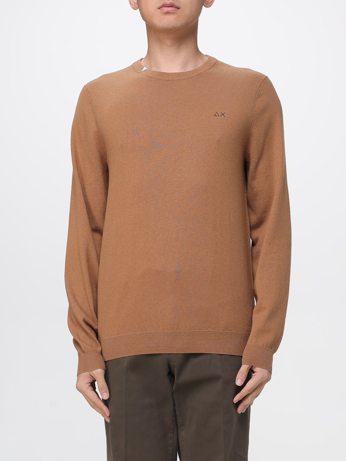SUN68 SWEATER: Sweatshirt men SUN68, Beige - Img 1
