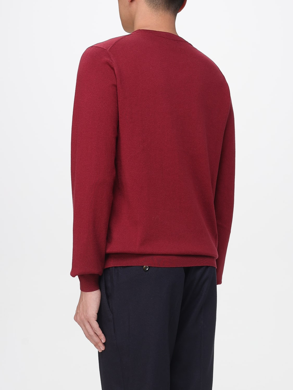 SUN68 SWEATER: Sweatshirt men SUN68, Burgundy - Img 2