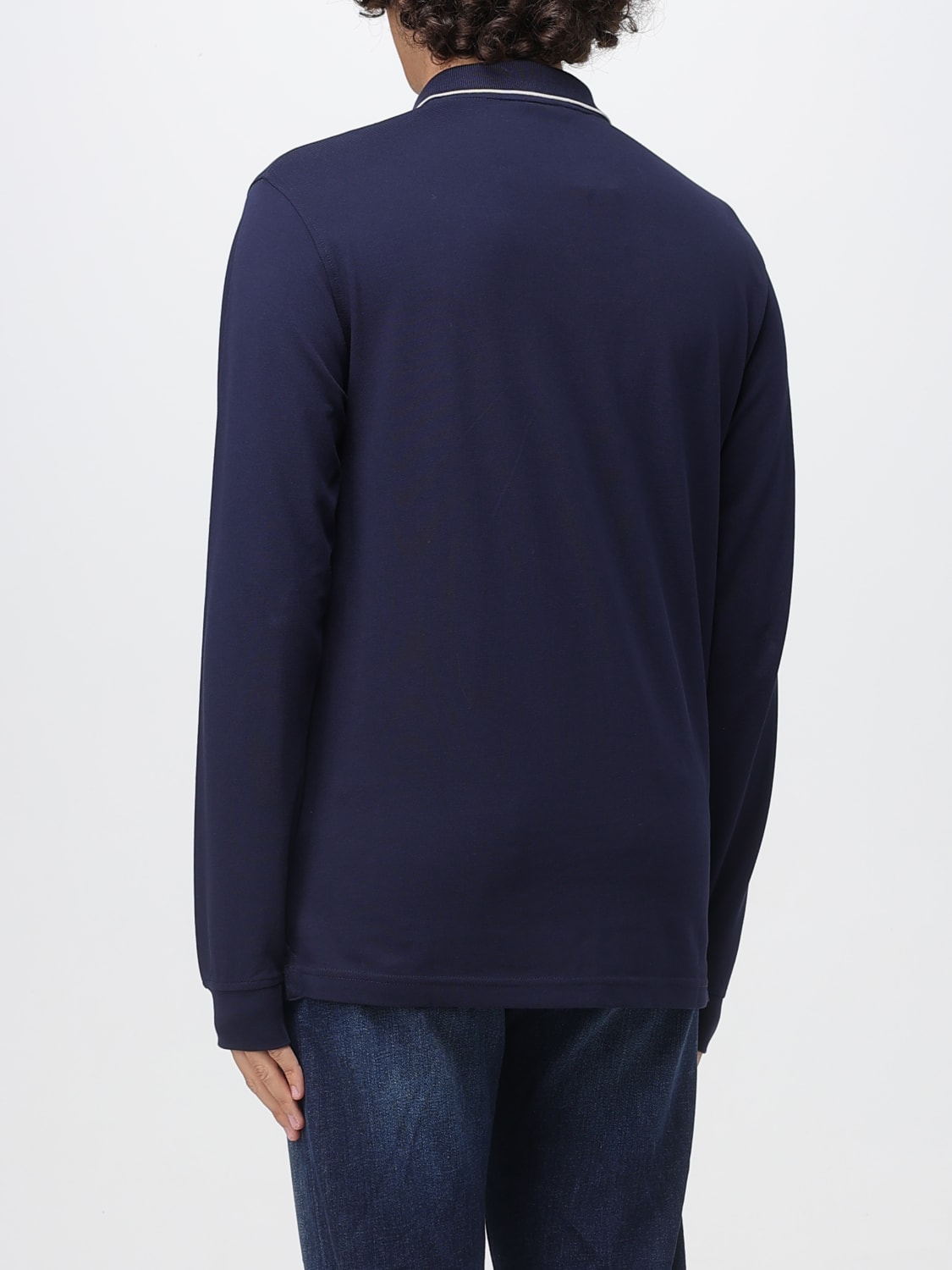 SUN68 POLO SHIRT: T-shirt men SUN68, Blue - Img 2