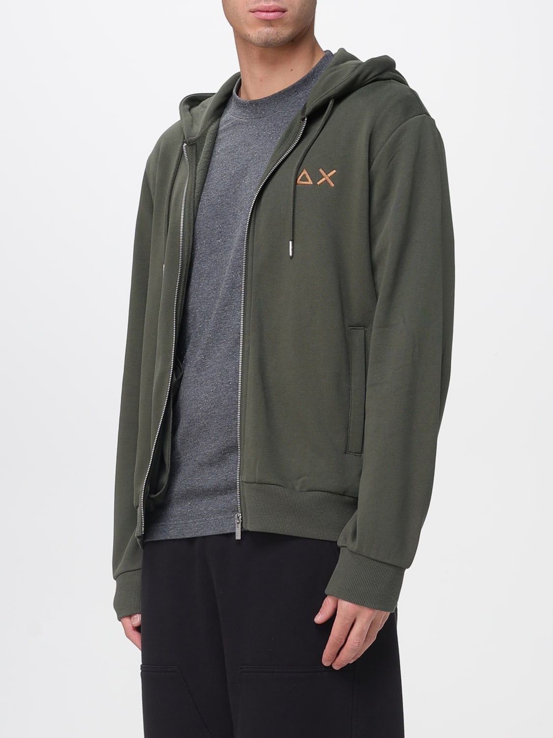 SUN68 SWEATSHIRT: Sweatshirt men SUN68, Military - Img 3