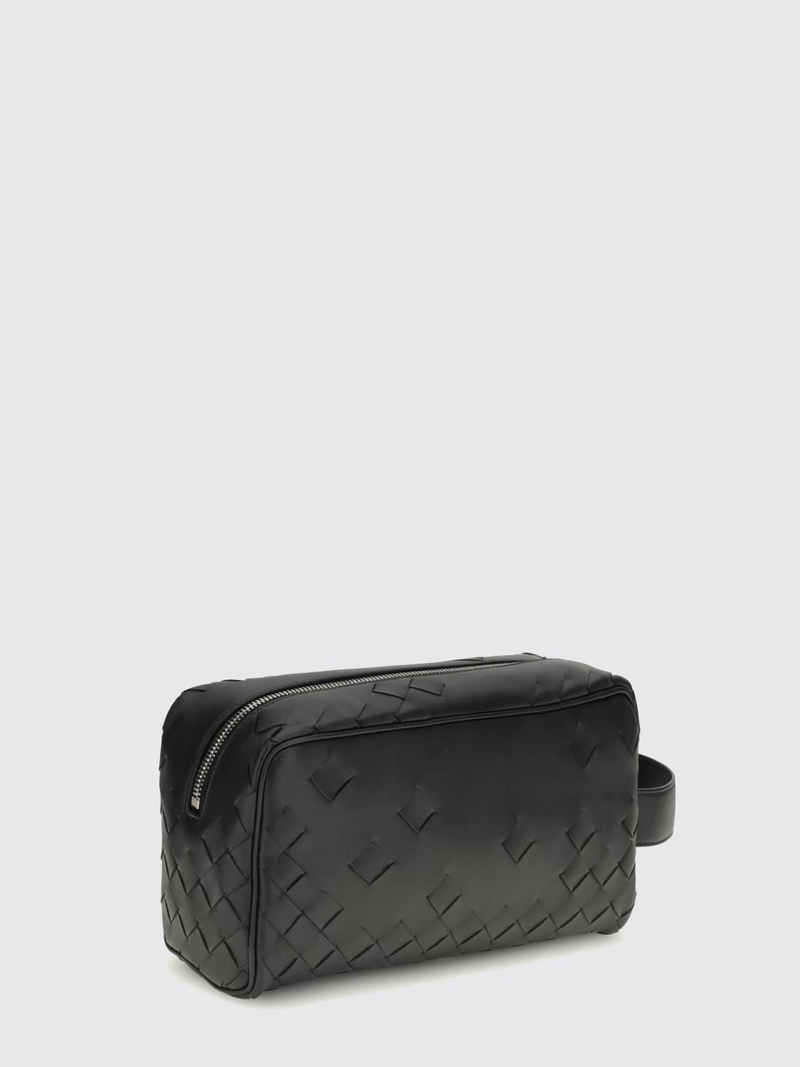 BOTTEGA VENETA ACCESSORI BEAUTY: Beauty case Bottega Veneta in pelle intrecciata, Nero - Img 2
