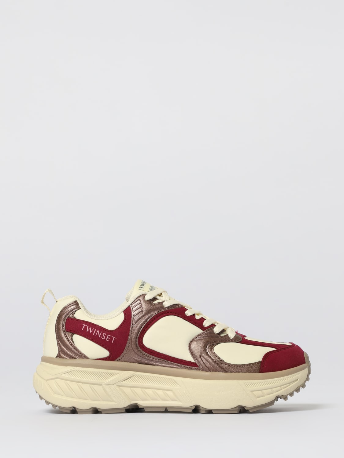 TWINSET SNEAKERS: Sneakers woman Twinset, Burgundy - Img 1