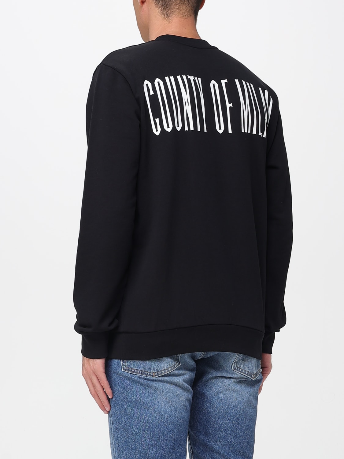 COUNTY OF MILAN SWEATSHIRT: Sweater men County Of Milan, Black - Img 2