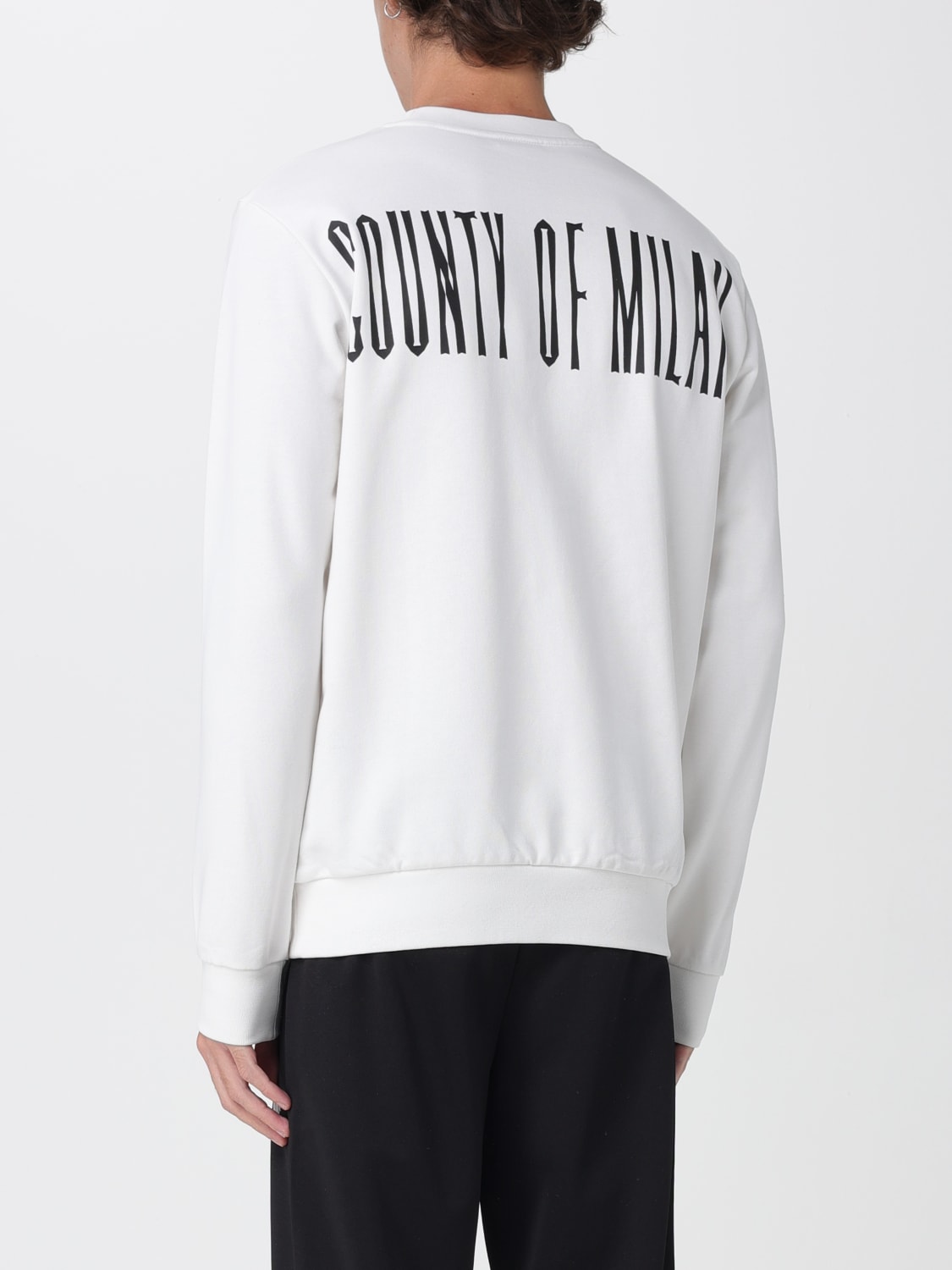 COUNTY OF MILAN 卫衣: 毛衣 男士 County Of Milan, 米色 - Img 2