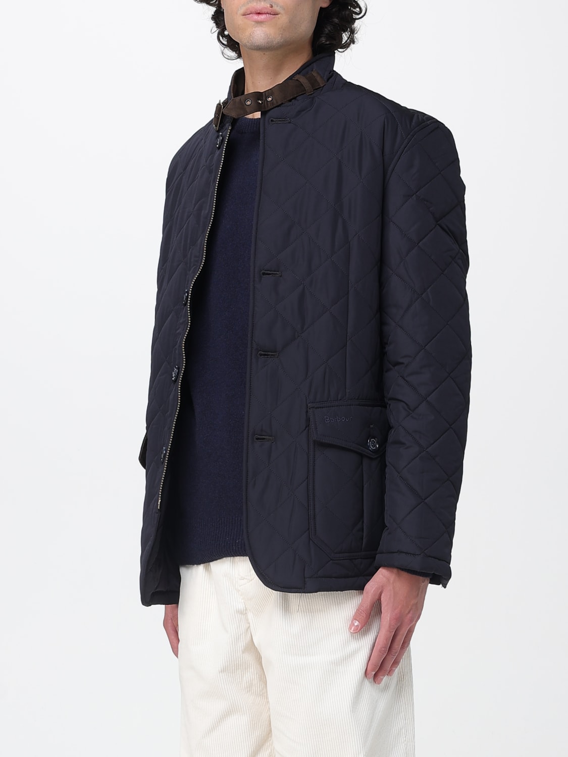 BARBOUR JACKET: Jacket men Barbour, Blue - Img 3