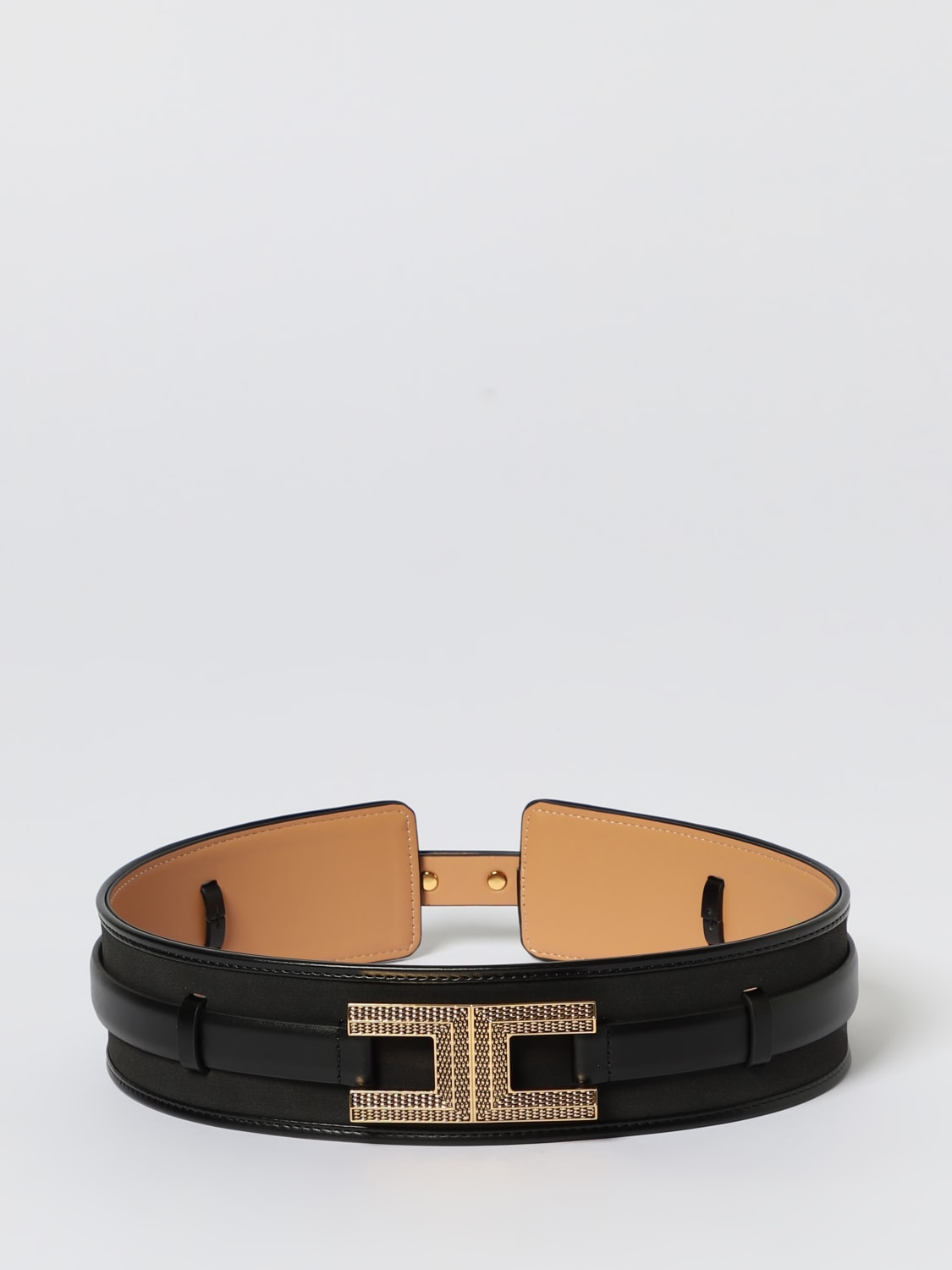 ELISABETTA FRANCHI BELT: Belt woman Elisabetta Franchi, Black - Img 1