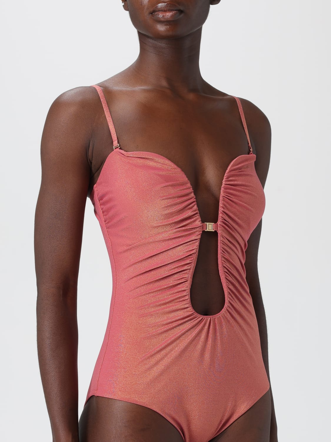 ZIMMERMANN COSTUME: Costume intero Zimmermann in nylon lurex , Rosa - Img 3