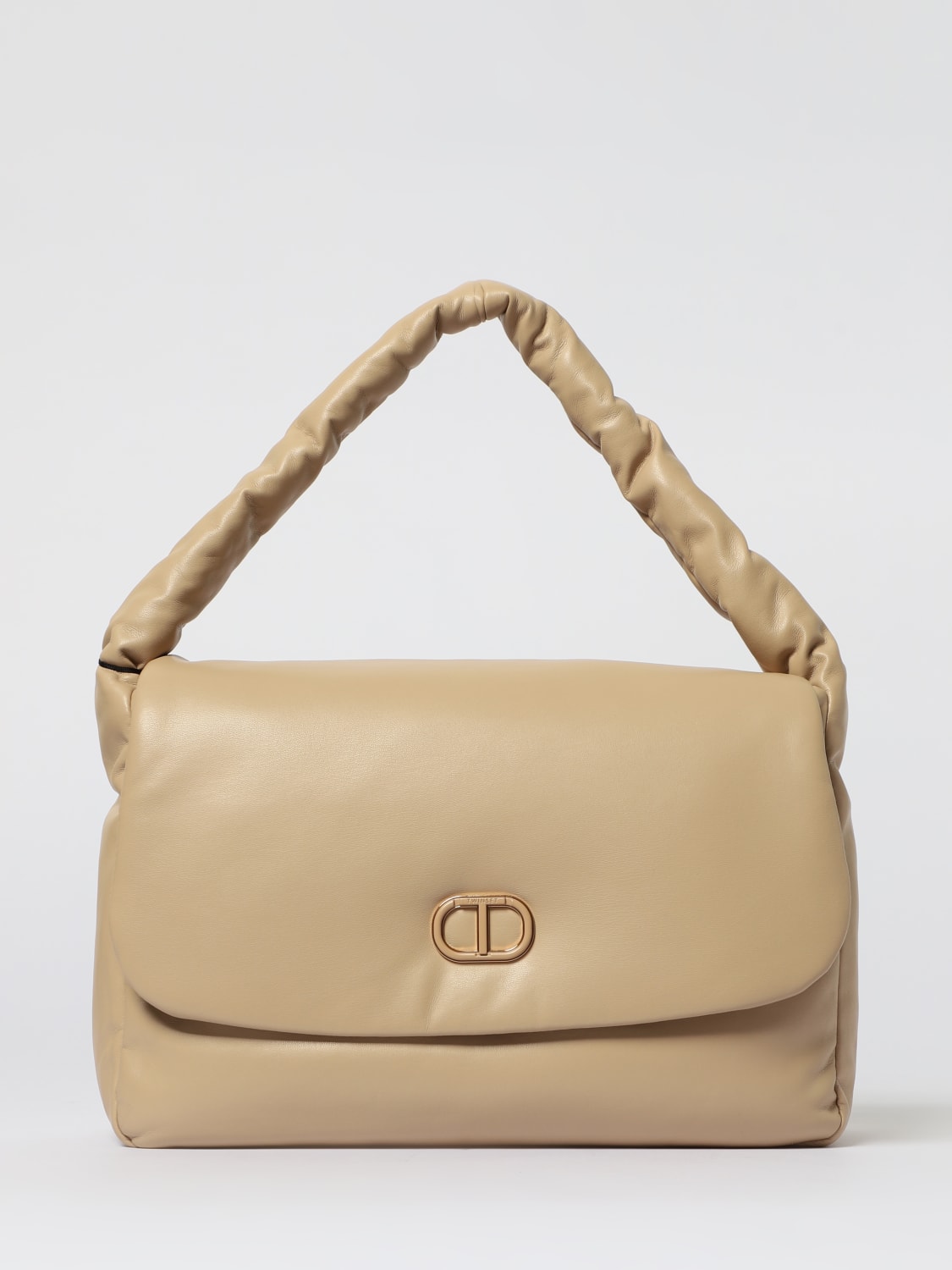 TWINSET SHOULDER BAG: Shoulder bag woman Twinset, Beige - Img 1