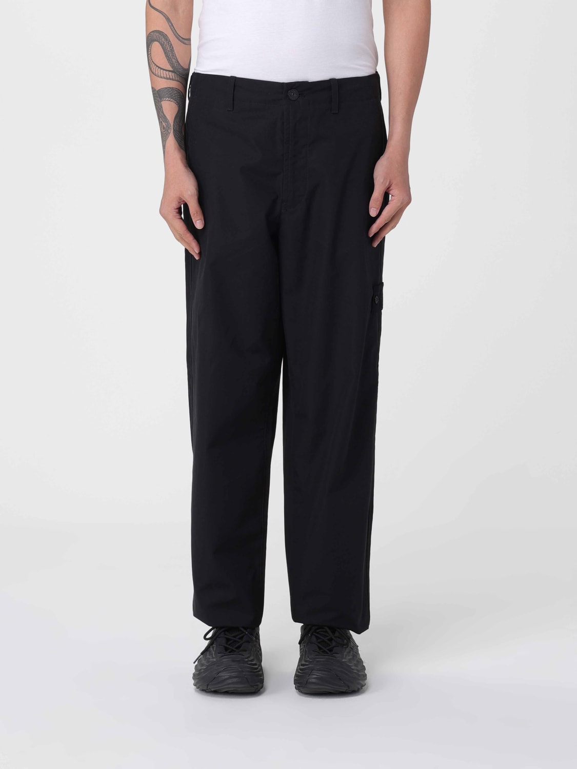 STONE ISLAND PANTS: Pants men Stone Island, Black - Img 1