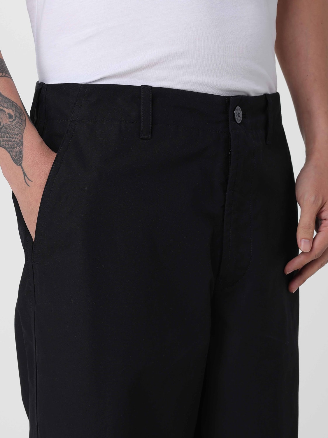 STONE ISLAND PANTS: Pants men Stone Island, Black - Img 4
