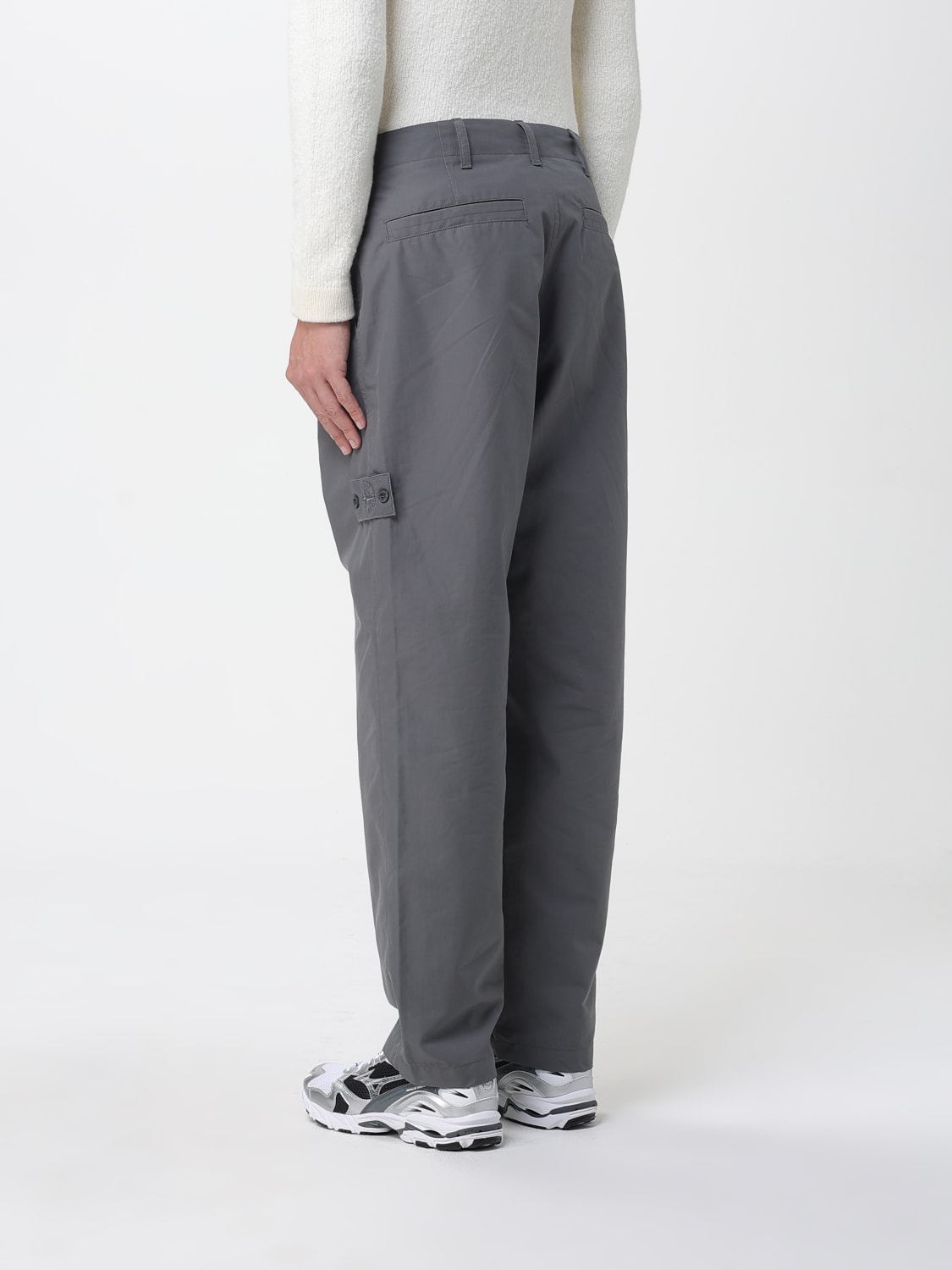 STONE ISLAND PANTS: Pants men Stone Island, Grey - Img 3