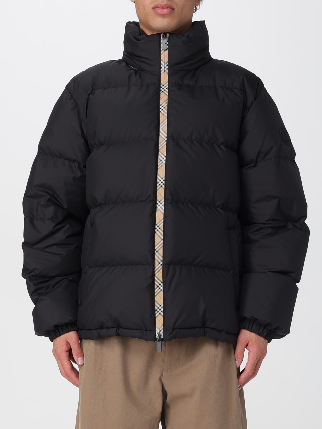BURBERRY JACKET: Jacket men Burberry, Black - Img 1