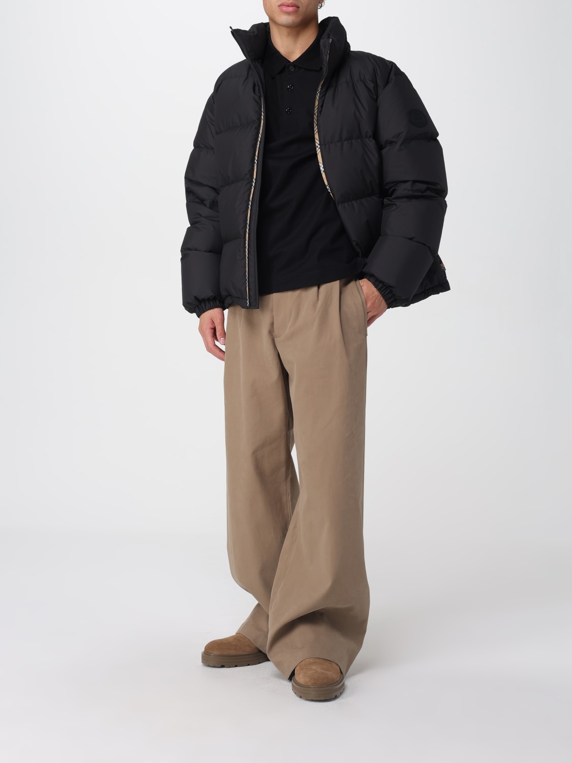 BURBERRY JACKET: Jacket men Burberry, Black - Img 2