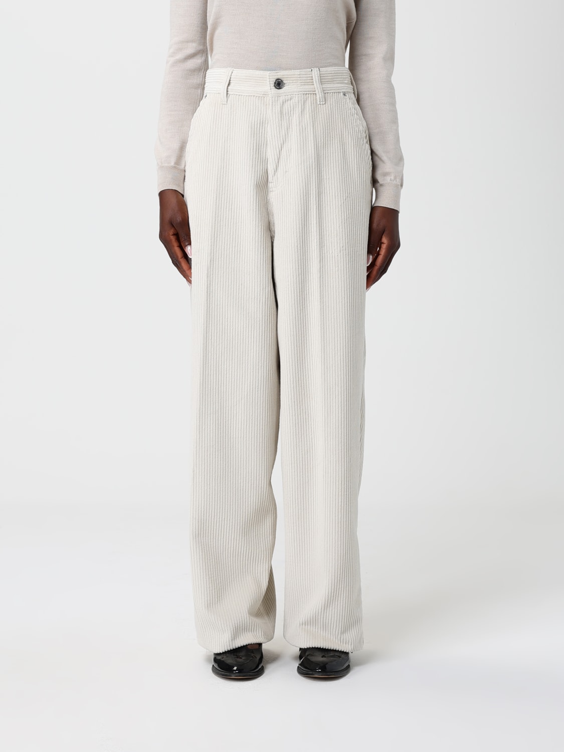 AMI PARIS PANTALONES: Pantalón mujer Ami Paris, Beige - Img 1