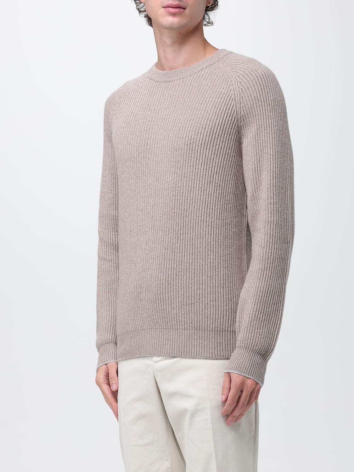 BRUNELLO CUCINELLI SWEATER: Sweater men Brunello Cucinelli, Brown - Img 4