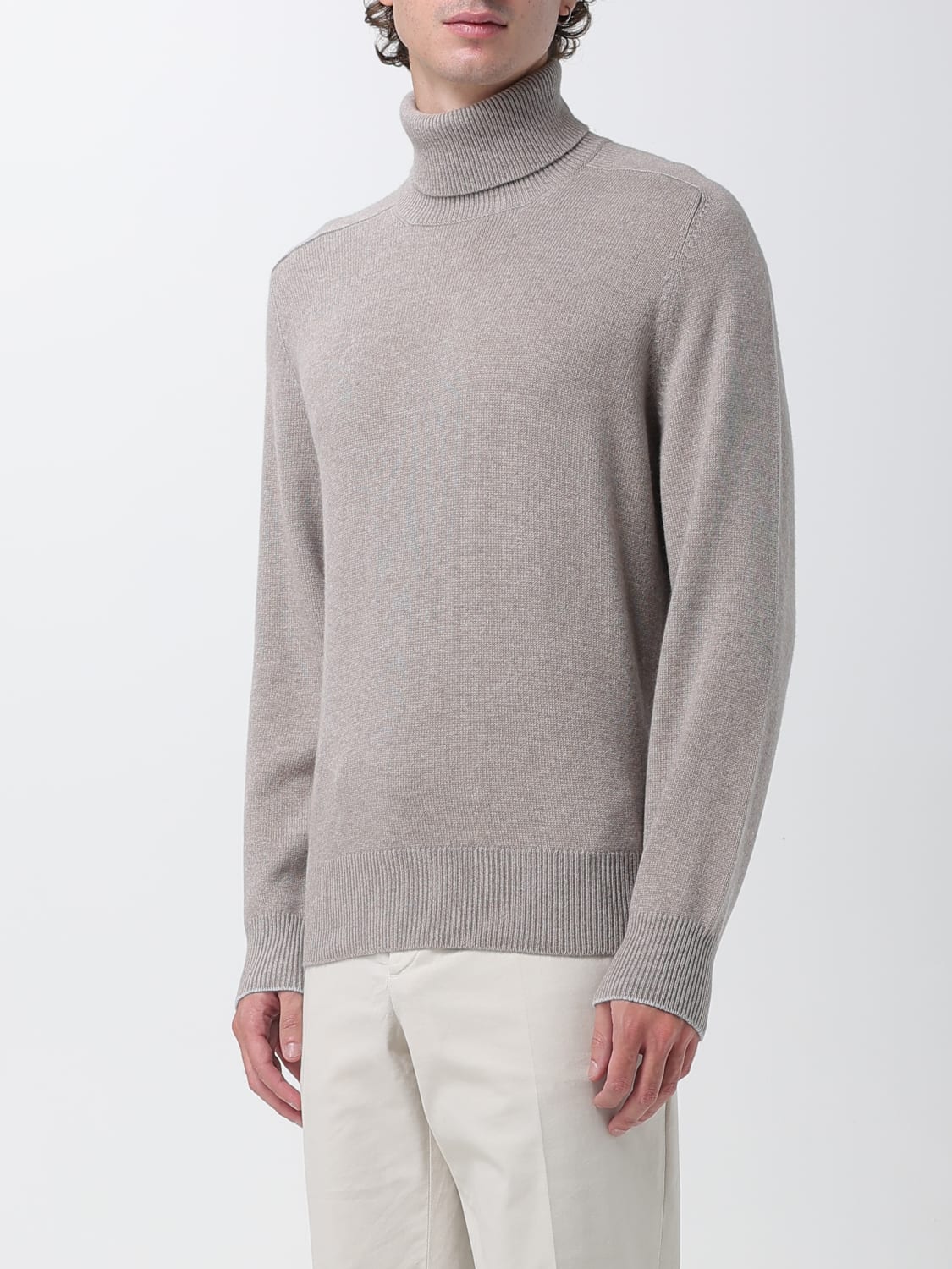 BRUNELLO CUCINELLI SWEATER: Sweater men Brunello Cucinelli, Beige - Img 4