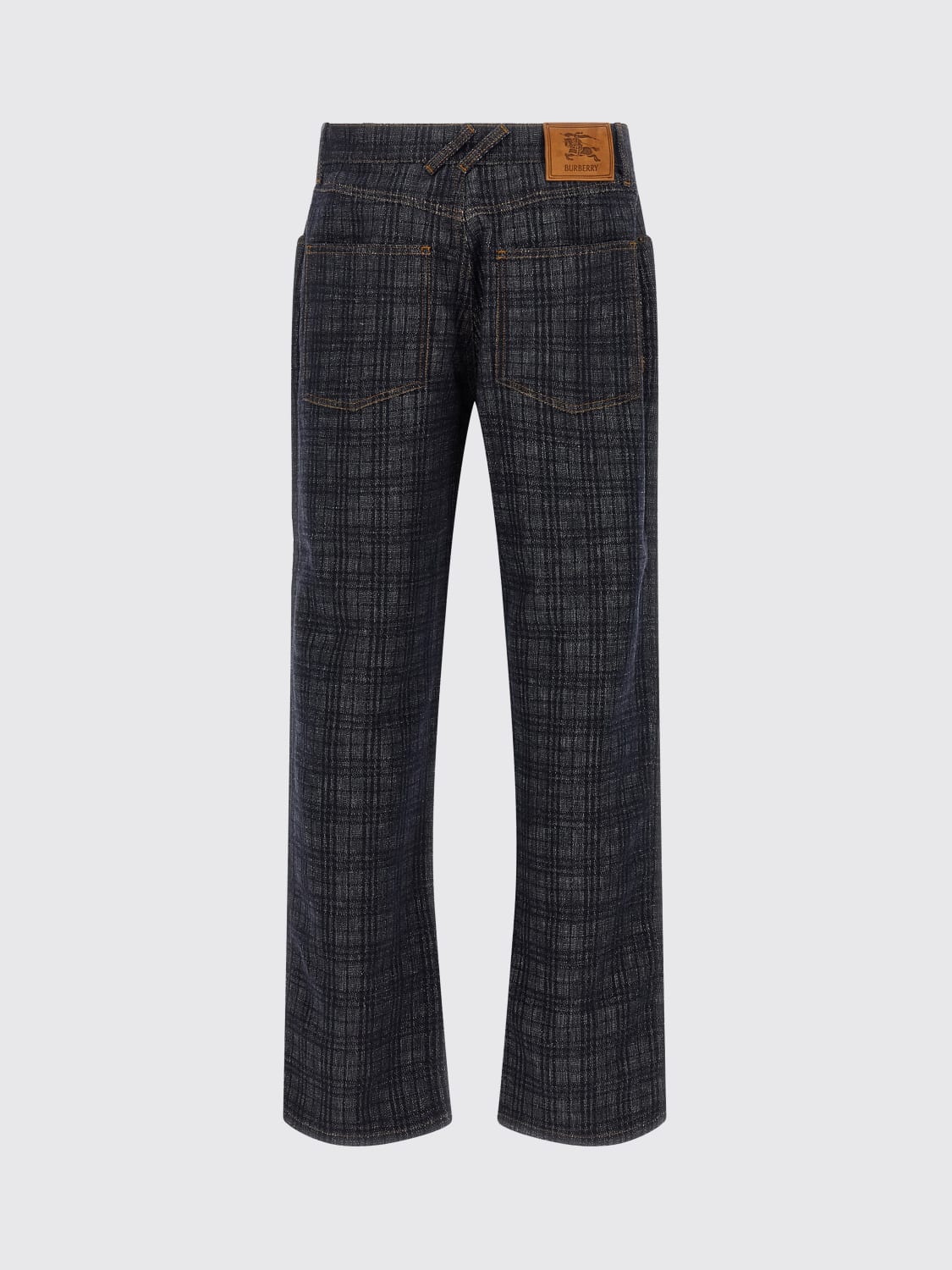 BURBERRY JEANS: Jeans hombre Burberry, Azul Oscuro - Img 2