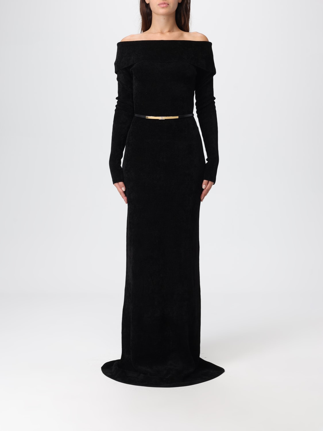 ELISABETTA FRANCHI DRESS: Dress woman Elisabetta Franchi, Black - Img 1