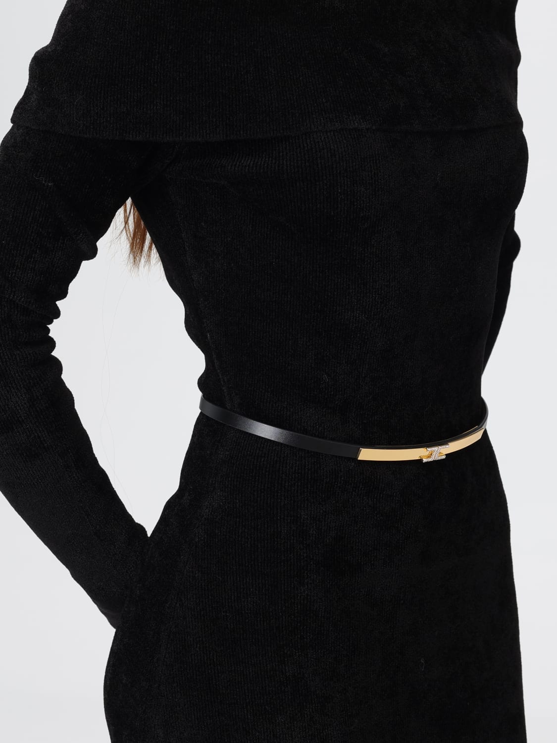 ELISABETTA FRANCHI DRESS: Dress woman Elisabetta Franchi, Black - Img 4