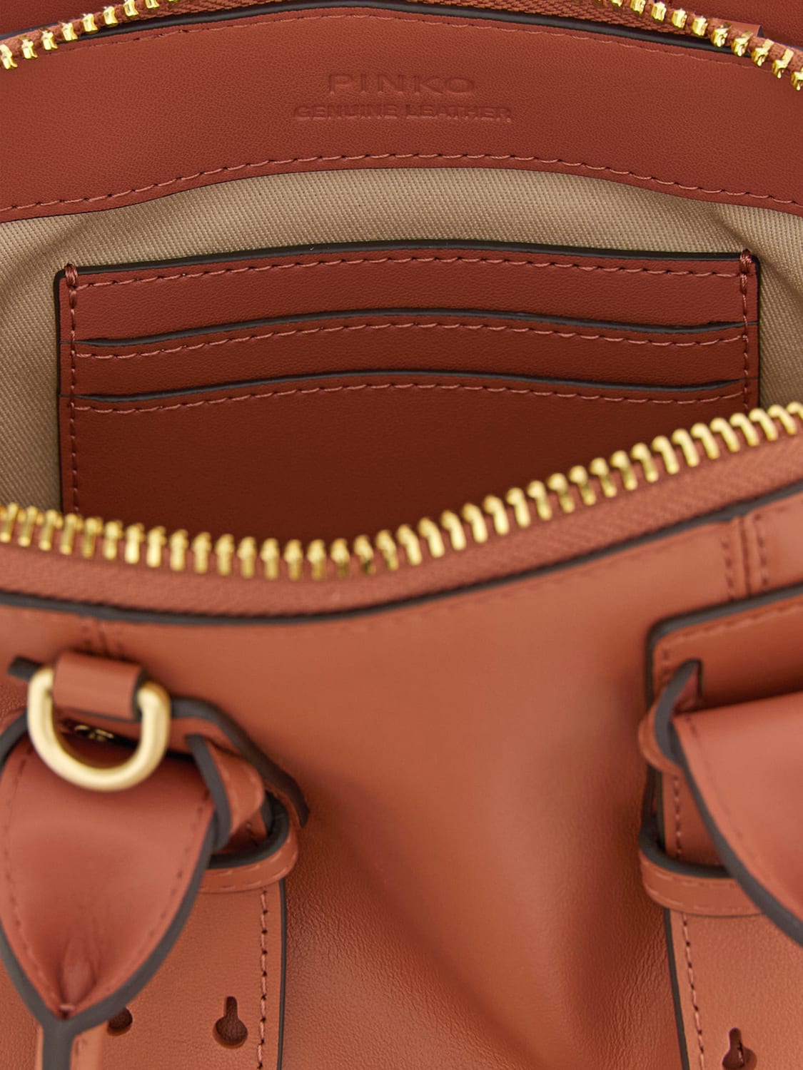 PINKO HANDBAG: Shoulder bag woman Pinko, Brown - Img 4