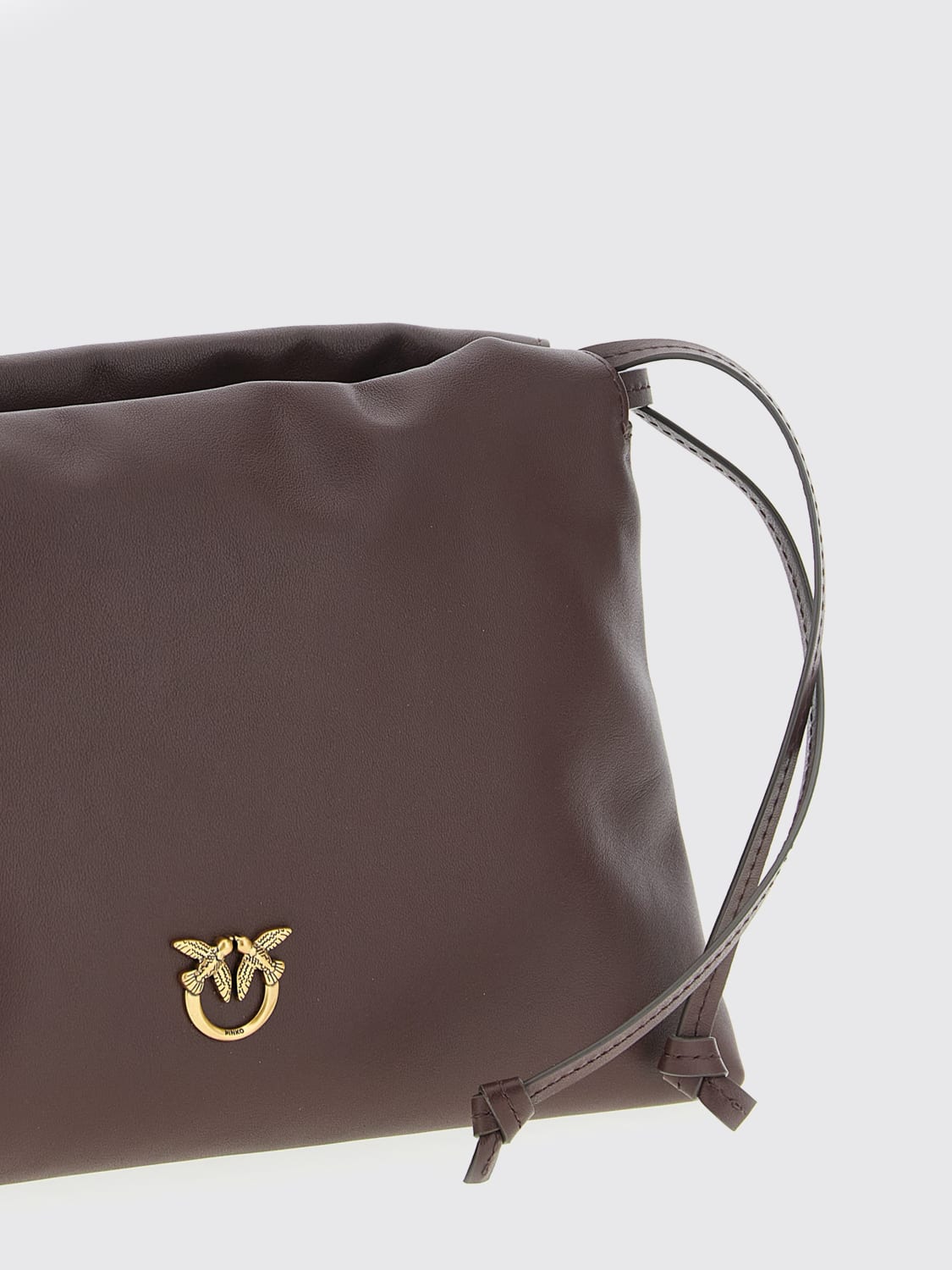 PINKO BANDOLERA: Bolso de mano mujer Pinko, Granate - Img 3