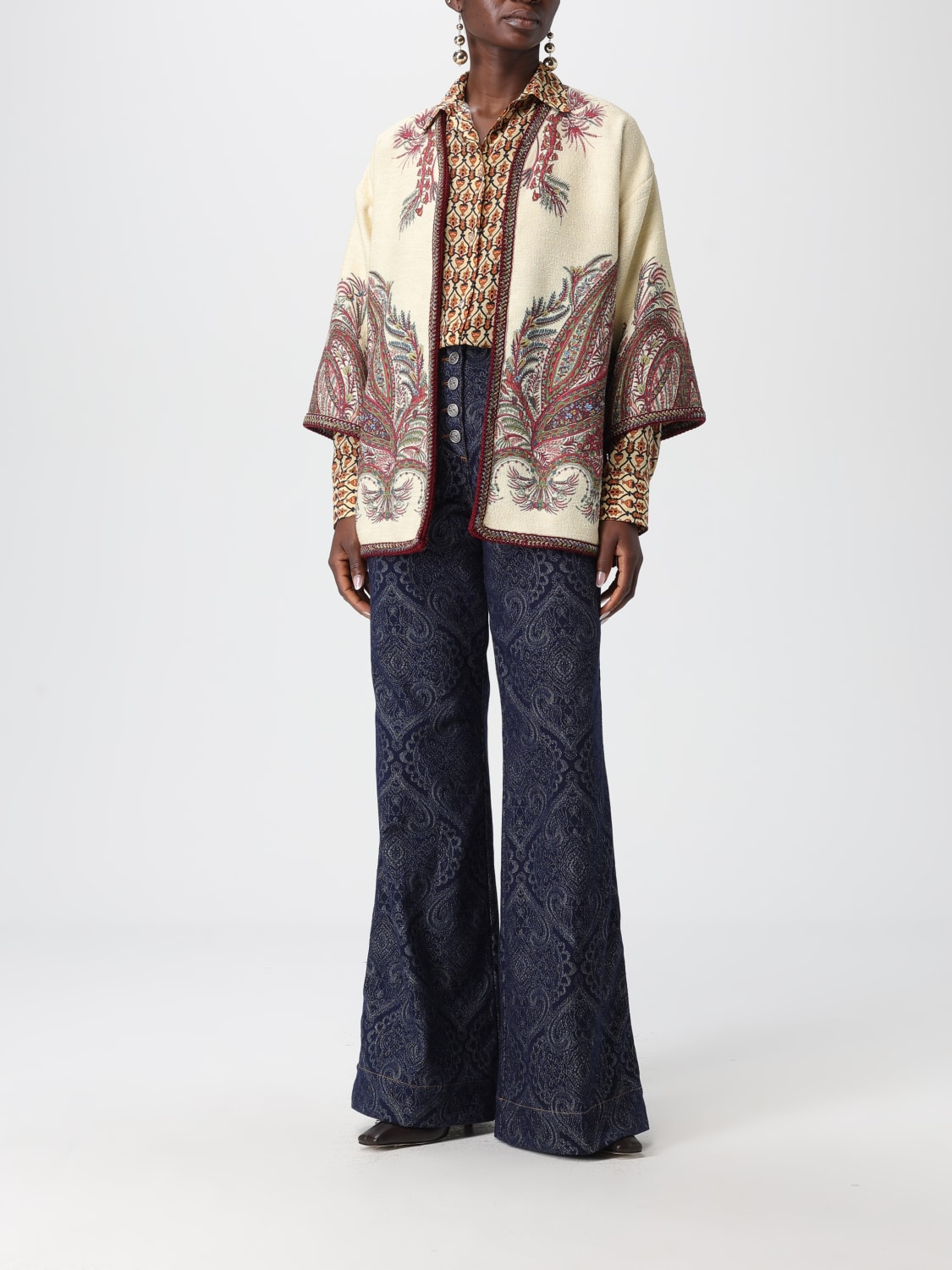 ETRO SHIRT: Shirt woman Etro, Camel - Img 2