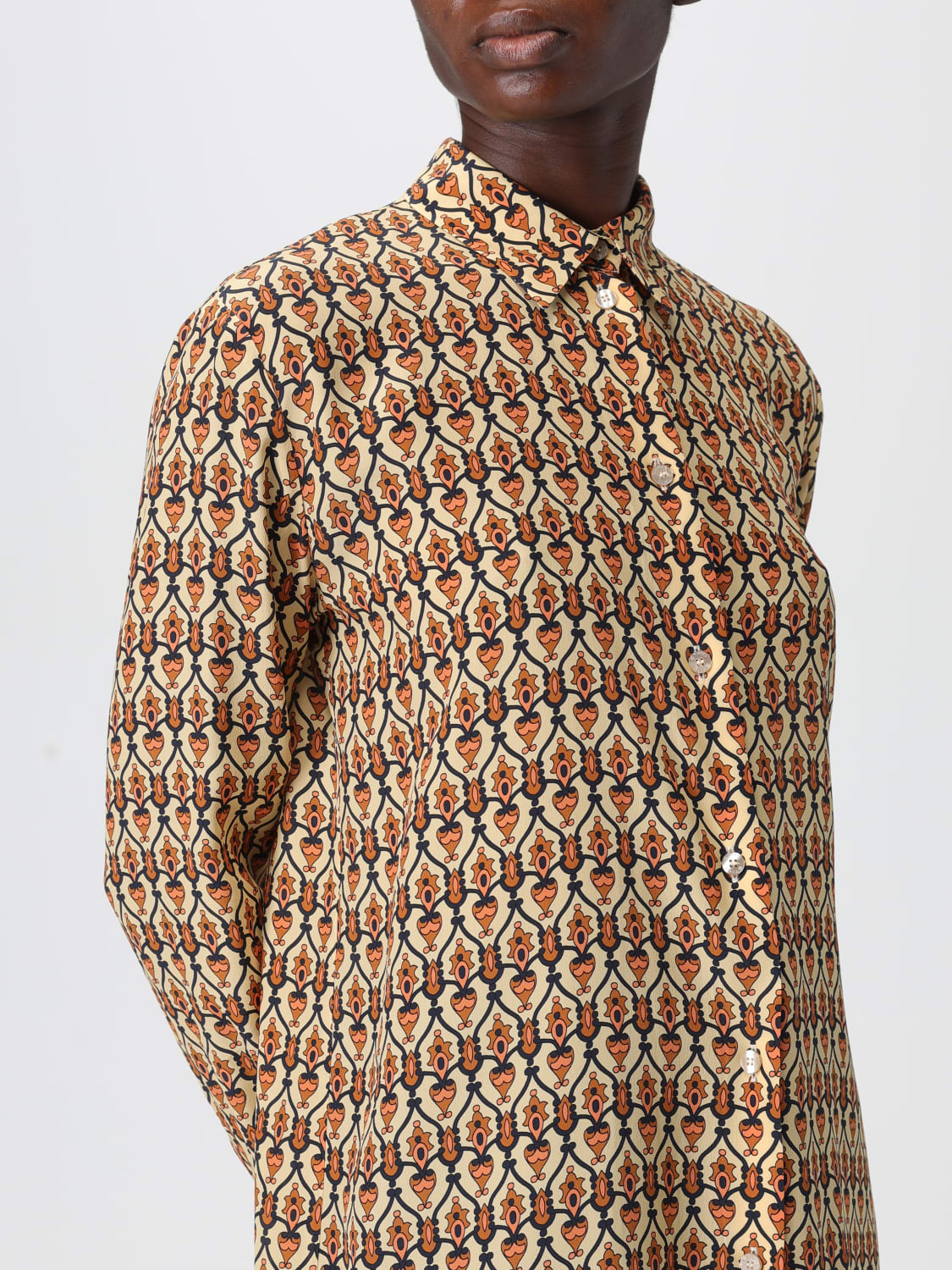 ETRO SHIRT: Shirt woman Etro, Camel - Img 5