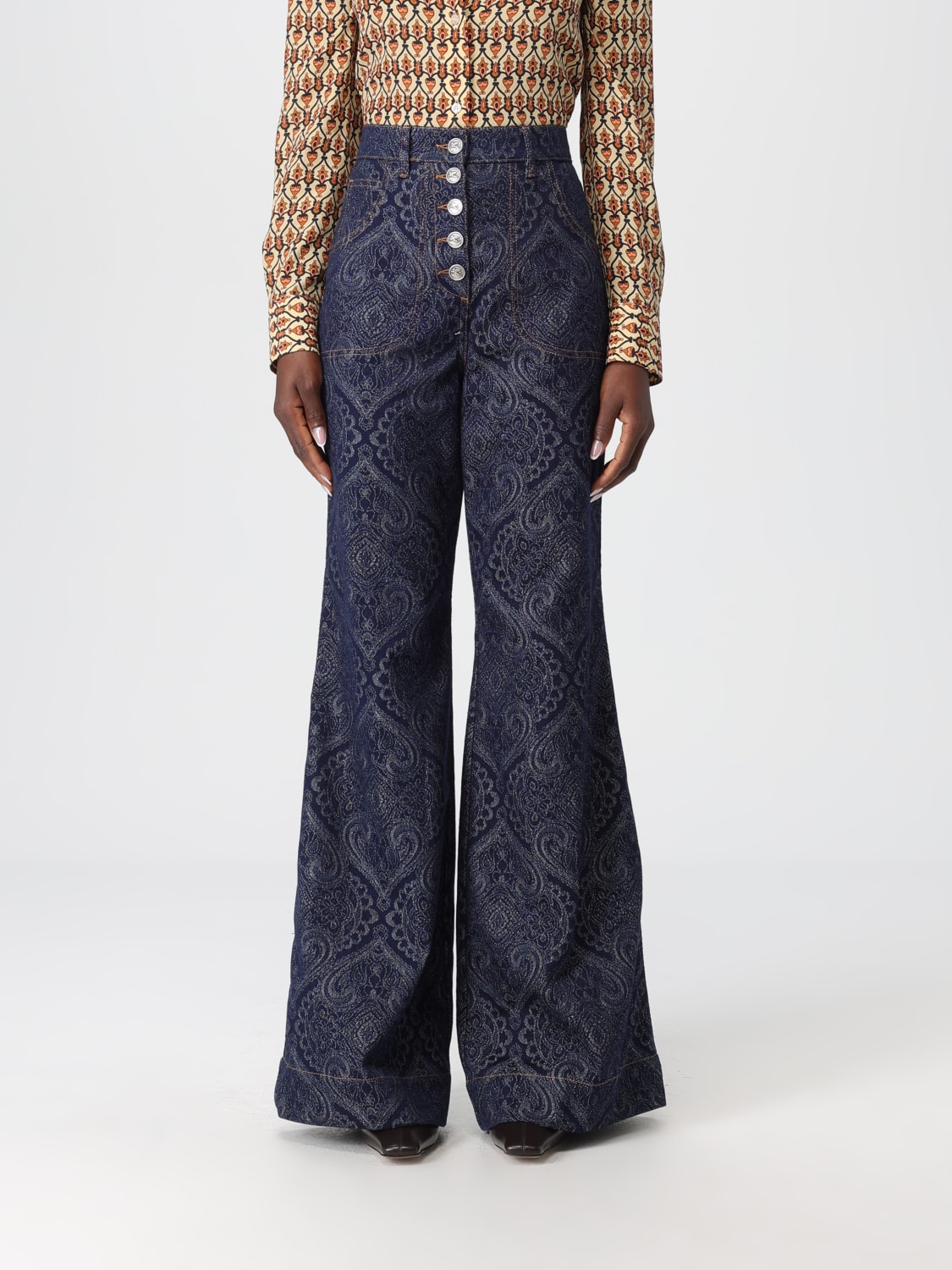 ETRO JEANS: Jeans woman Etro, Blue - Img 1