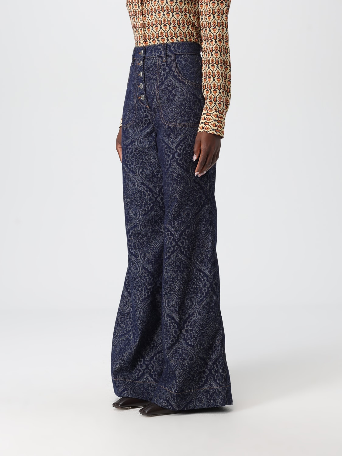 ETRO JEANS: Jeans woman Etro, Blue - Img 4