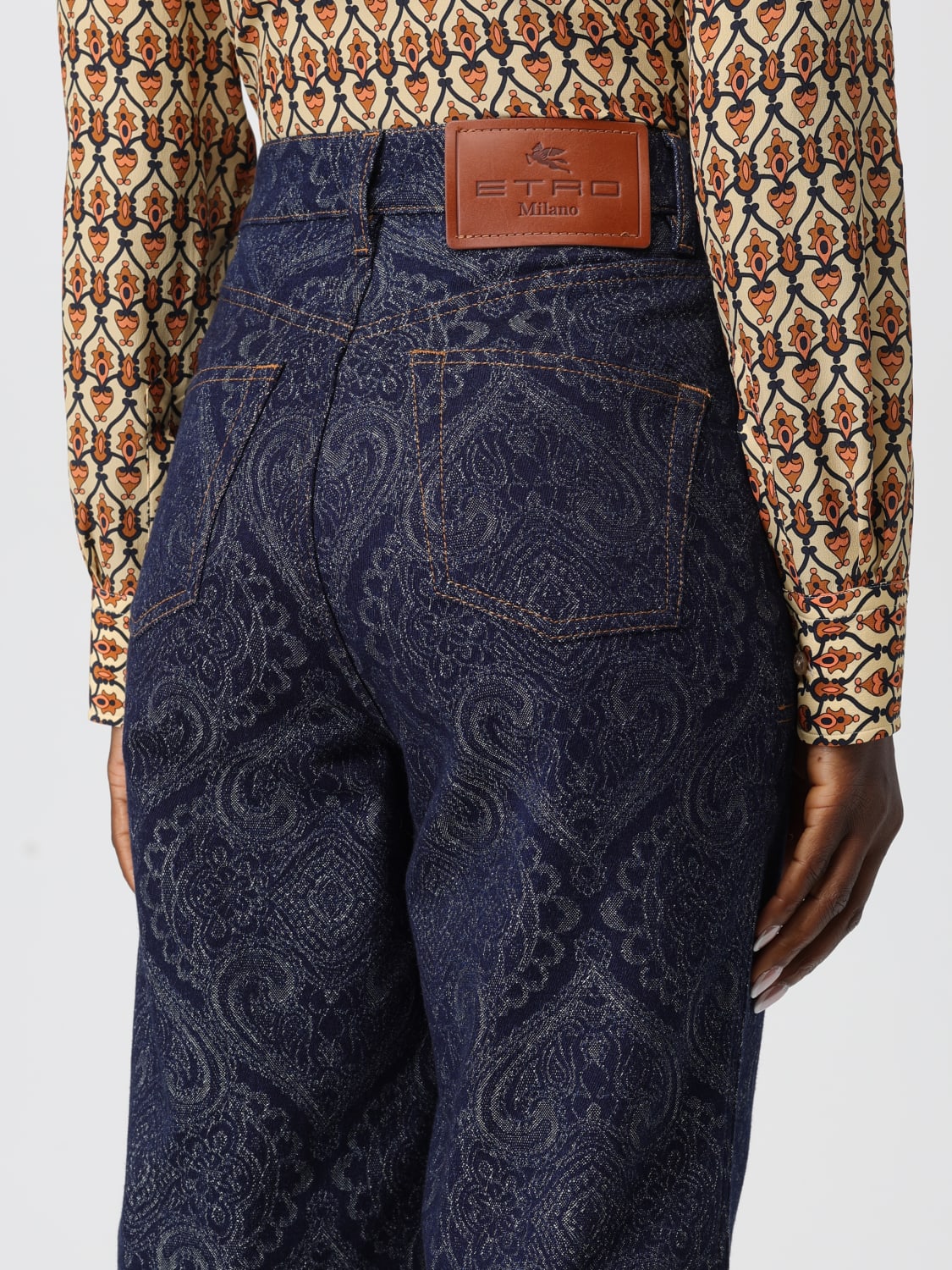 ETRO JEANS: Jeans woman Etro, Blue - Img 5