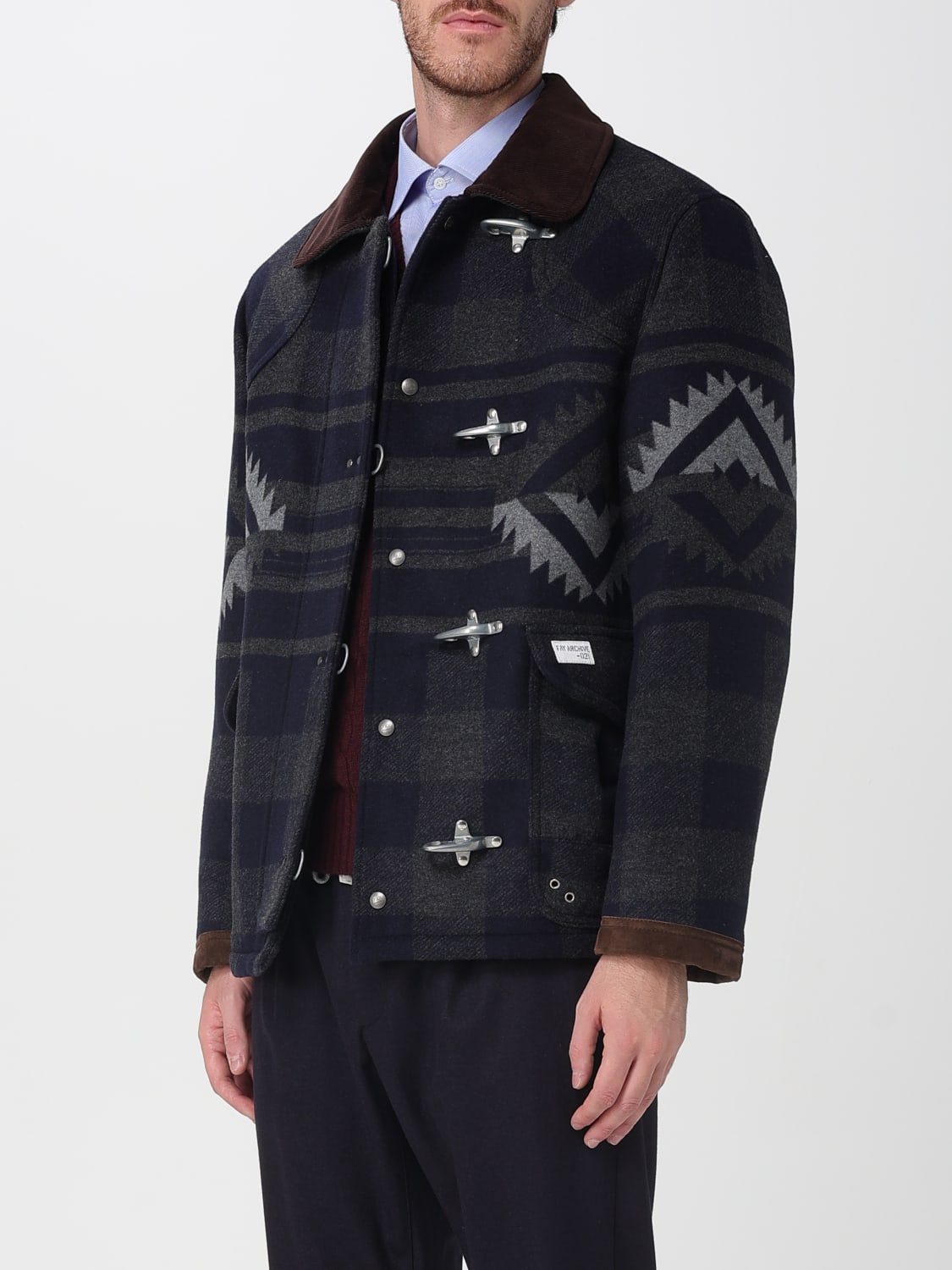 FAY COAT: Jacket men Fay, Blue - Img 3